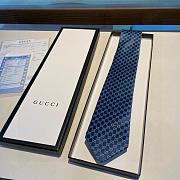 Okify Gucci Horsbit Dark Blue Tie - 6
