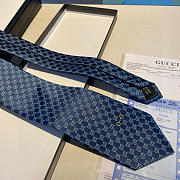 Okify Gucci Horsbit Dark Blue Tie - 2