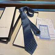 Okify Gucci Horsbit Dark Blue Tie - 1