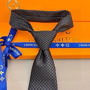 Okify Louis Vuitton Damier Gray Tie - 6