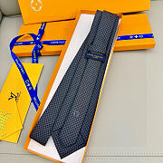 Okify Louis Vuitton Damier Gray Tie - 2