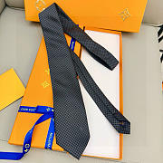 Okify Louis Vuitton Damier Gray Tie - 5