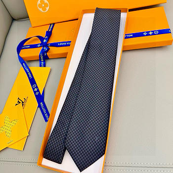 Okify Louis Vuitton Damier Gray Tie