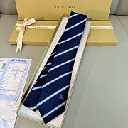 Okify Burberry Dark Blue Tie - 1