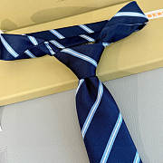 Okify Burberry Dark Blue Tie - 5