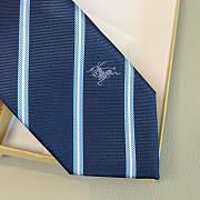 Okify Burberry Dark Blue Tie - 4