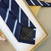 Okify Burberry Dark Blue Tie - 2