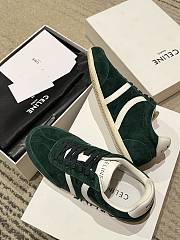 Okify Celine Jogger Dark Green Sneakers - 3