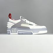 Okify Christian Louboutin Astroloubi White And Gray Sneakers - 1