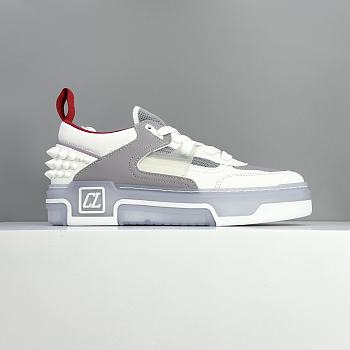Okify Christian Louboutin Astroloubi White And Gray Sneakers