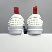 Okify Christian Louboutin Astroloubi White And Gray Sneakers - 4