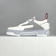 Okify Christian Louboutin Astroloubi White And Gray Sneakers - 5