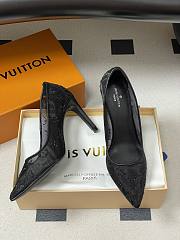 Okify Louis Vuitton Gala Black Heels 8cm 1AIDPM - 5