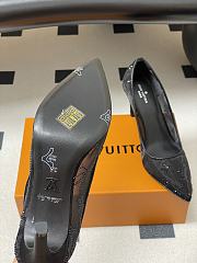 Okify Louis Vuitton Gala Black Heels 8cm 1AIDPM - 3