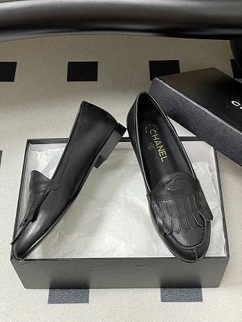 Okify CC Black Vintage Loafers
