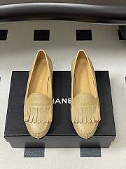 Okify CC Beige Vintage Loafers - 4