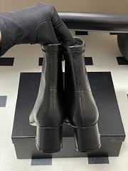 Okify CC Black Ankle Boots 5cm 25609 - 5