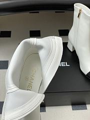 Okify CC White Ankle Boots 5cm - 2