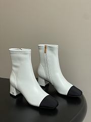Okify CC White Ankle Boots 5cm - 1