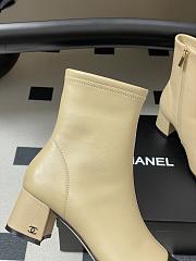 Okify CC Beige Ankle Boots 5cm  - 4
