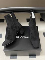 Okify CC Black Ankle Boots 5cm 25613 - 6