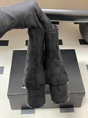 Okify CC Black Ankle Boots 5cm 25613 - 5