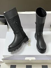 Okify Dior D-town Black Boots - 6