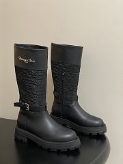 Okify Dior D-town Black Boots - 1