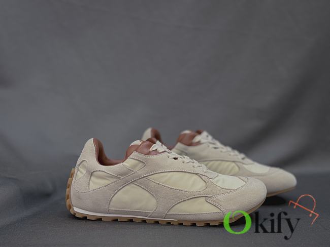 Okify Bottega Veneta Orbit Flash White Sneakers - 1