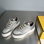 Okify Fendi Force Gray Sneakers - 4