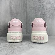 Okify Fendi Match Pink And White Sneakers 5cm - 3