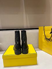 Okify Fendi Filo Black Boots - 6