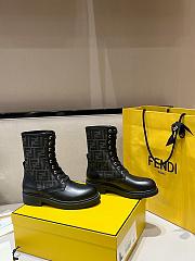 Okify Fendi Filo Black Boots - 4