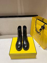 Okify Fendi Filo Black Boots - 2