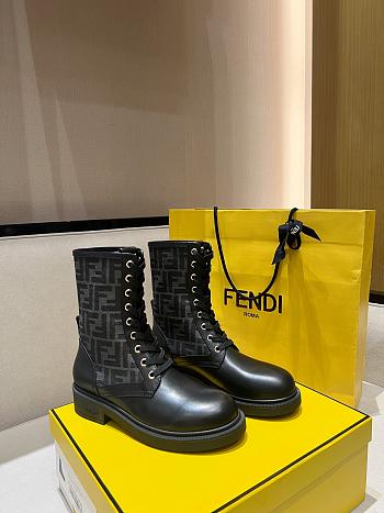 Okify Fendi Filo Black Boots
