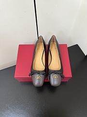 Okify Valentino Dark Brown Ballet Shoes 2cm - 6