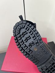 Okify Valentino Black Ankle Boots - 4
