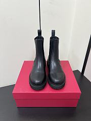 Okify Valentino Black Ankle Boots - 3