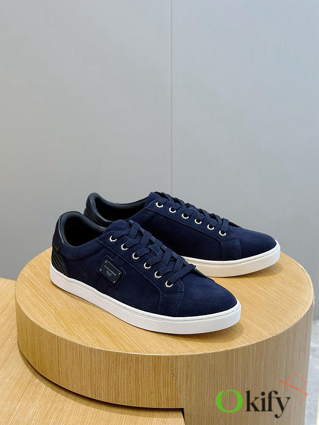 Okify Dolce & Gabbana Dark Blue Sneakers - 1