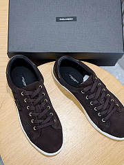 Okify Dolce & Gabbana Dark Brown Sneakers - 5