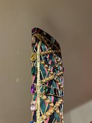 Okify Dolce & Gabbana Colorful Crystal Boots 15cm - 5