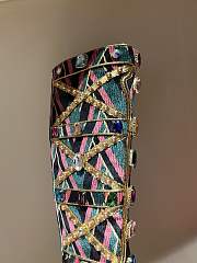 Okify Dolce & Gabbana Colorful Crystal Boots 15cm - 3