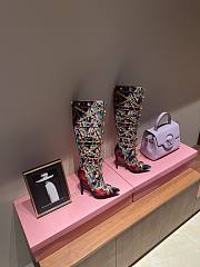 Okify Dolce & Gabbana Colorful Crystal Boots 15cm - 2