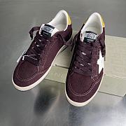 Okify Golden Goose Ball Star Red Burgundy Sneakers  - 2