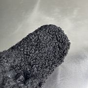 Okify Balenciaga Black Fur Slippers - 3