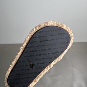 Okify Balenciaga Beige Fur Slippers - 2