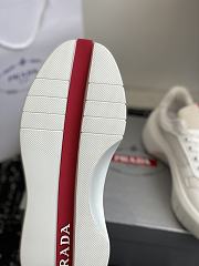 Okify Prada White And Red Sneakers - 5