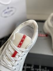 Okify Prada White And Red Sneakers - 4