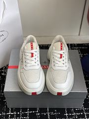 Okify Prada White And Red Sneakers - 3