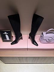 Okify YSL Black High Boots 10.5cm - 2